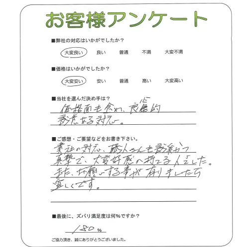お客様の声