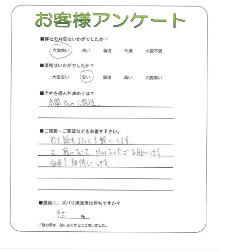 お客様の声