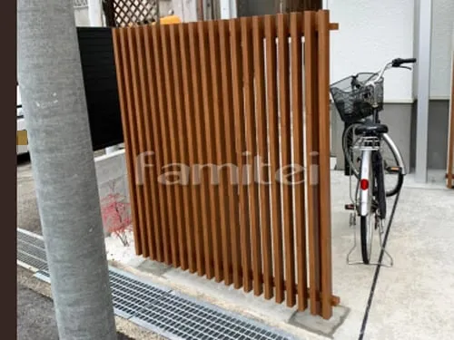 木製調 目隠しフェンス塀 YKKAP ルシアススクリーンS02型