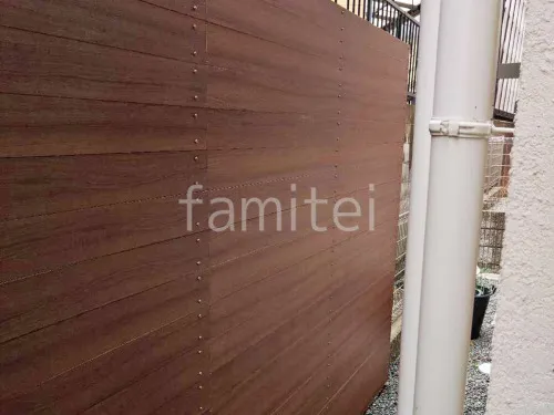 木製調目隠しフェンス塀 プランパーツ 平板