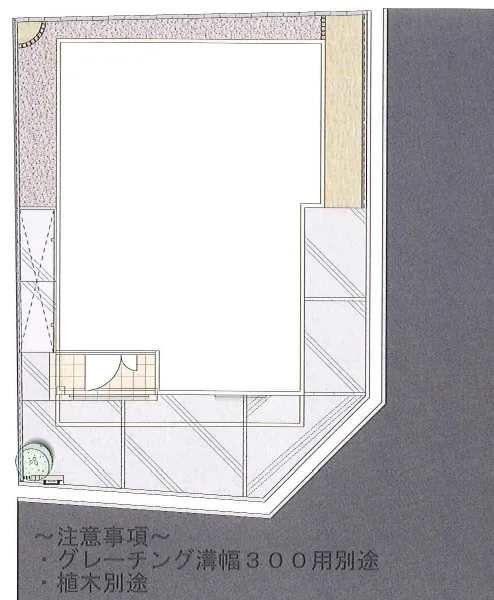 平面図　表札施主支給