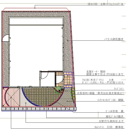 平面図　表札別途