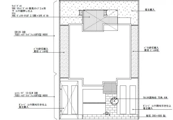 平面図　表札施主支給