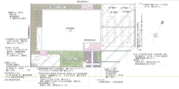 平面図　表札施主支給