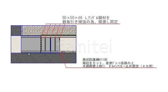 溝蓋鉄板 平面図