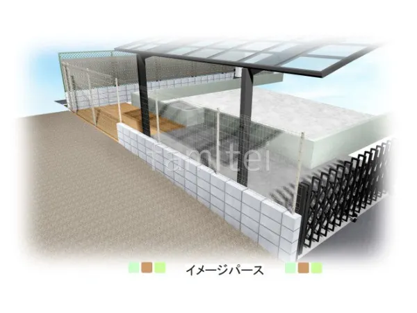 普通ブロックCB　メッシュフェンス