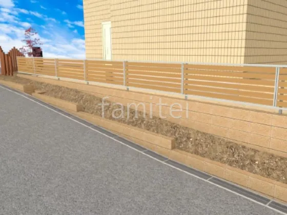 化粧ブロック 目隠しフェンス