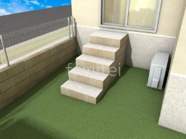 化粧ブロック階段