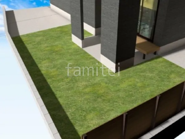 人工芝 土間コンクリート