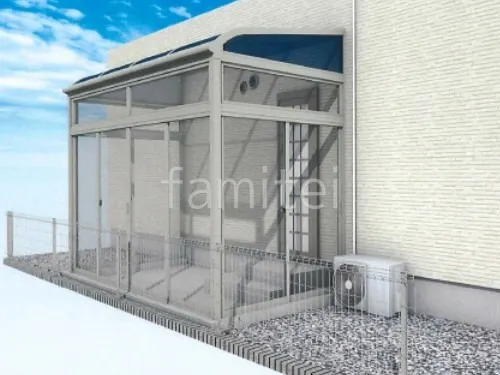 サンルーム　土間コンクリート