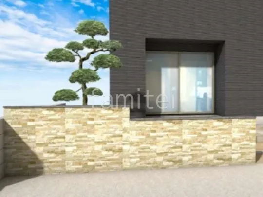 壁タイル貼り　笠木