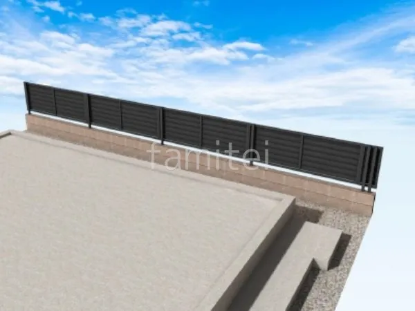 化粧ブロック　目隠しフェンス