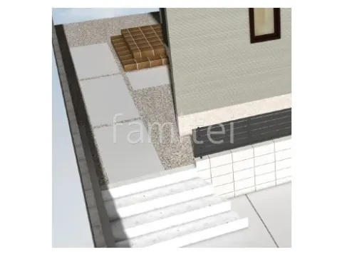 モルタルステップ　土間コンクリート