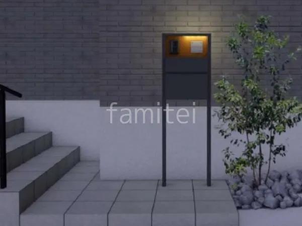 機能門柱　ロックガーデン　シンボルツリー