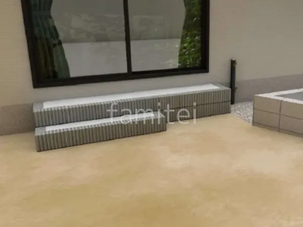 化粧ブロック階段