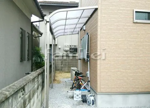 レギュラーテラス屋根 1階用 R型アール屋根 物干し