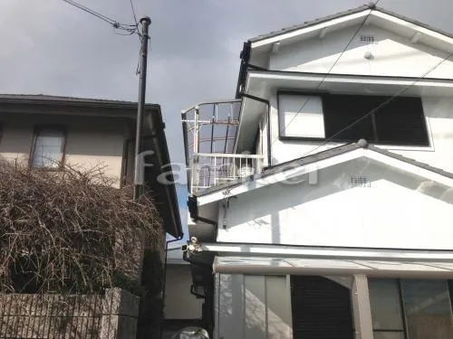 ベランダ屋根 レギュラーテラス屋根 2階用 R型アール屋根 物干し