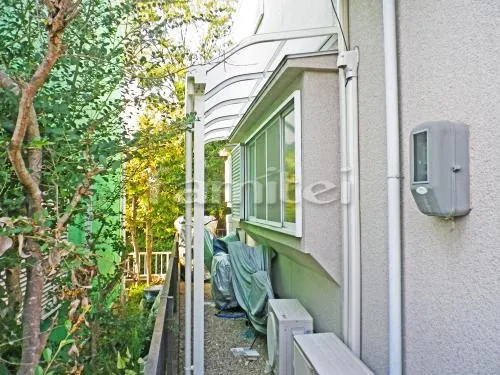 雨除け屋根 レギュラーテラス屋根 1階用 R型アール屋根