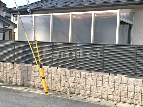 木製調テラス屋根 LIXILリクシル ココマ サイドスルー 1階用 F型フラット屋根