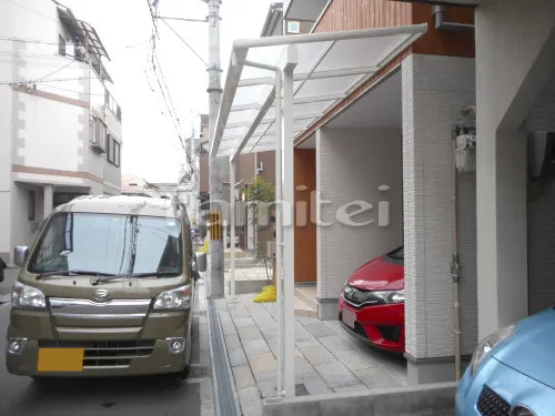 雨除け屋根 YKKAP ヴェクターテラス屋根(ベクター) 1階用 F型フラット屋根