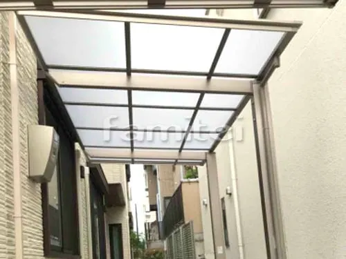 雨除け屋根 LIXILリクシル 独立式フーゴFテラス 1階用 F型フラット屋根