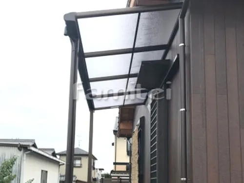 雨除け屋根 YKKAP ヴェクターテラス屋根(ベクター) 1階用 F型フラット屋根