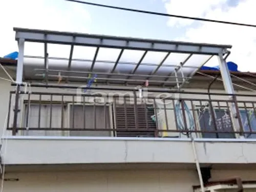 ベランダ屋根 レギュラーテラス屋根 2階用 R型アール屋根