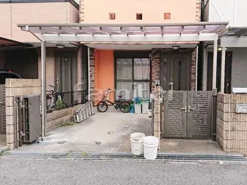 雨除け屋根 YKKAP ソラリアテラス屋根 1階用 F型フラット屋根