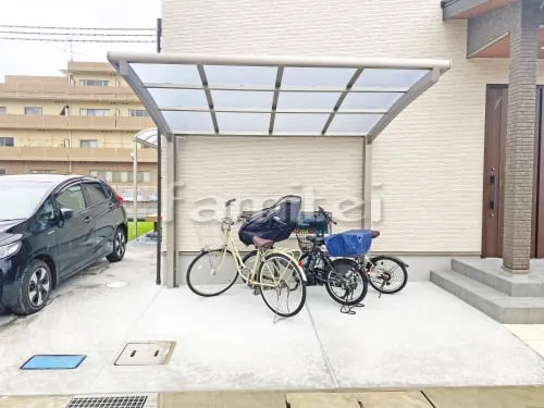 自転車バイク屋根 LIXILリクシル ネスカR 駐輪場屋根 サイクルポート