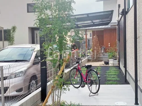 サイクルポート 自転車バイク屋根 LIXIL ネスカF ミニ フラット屋根