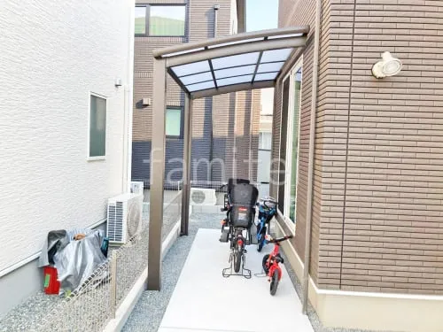 サイクルポート 自転車バイク屋根 LIXIL ネスカR ミニ アール屋根