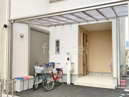 １階テラス屋根 （雨除け） YKKAP ソラリアF フラット屋根 スタンダード 壁付