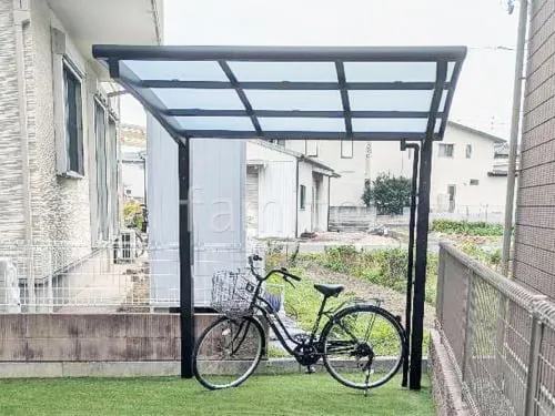 サイクルポート 自転車バイク屋根 LIXIL ネスカR ミニ アール屋根