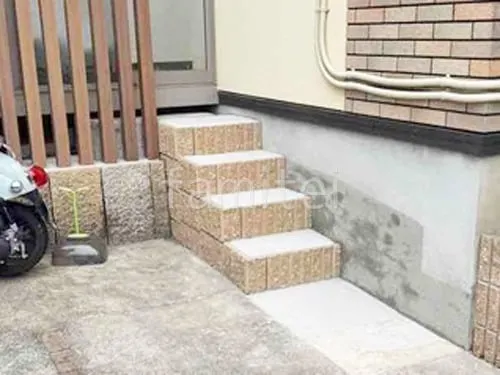 化粧ブロック階段
