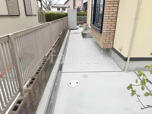 犬走り 土間コンクリート