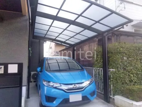 カーポート１台 （単棟） YKKAP アリュース アール屋根