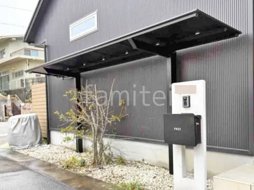 サイクルポート 自転車バイク屋根 LIXIL ネスカF ミニ フラット屋根
