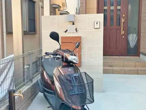 門柱 壁タイル貼り タカショー セラマイカ 宅配ボックス ユニソン ヴィコDB100