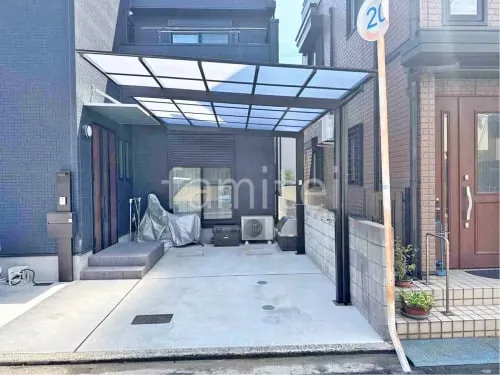 カーポート１台 （単棟） LIXIL ネスカＦ フラット屋根