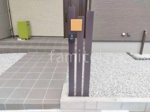 角柱門柱 プランパーツ門柱セット