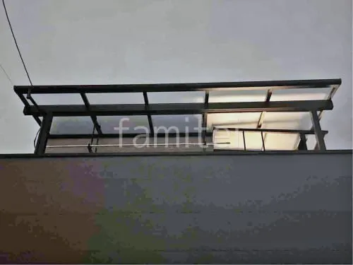 ２階ベランダ屋根  YKKAP ソラリアF フラット屋根 スタンダード 壁付