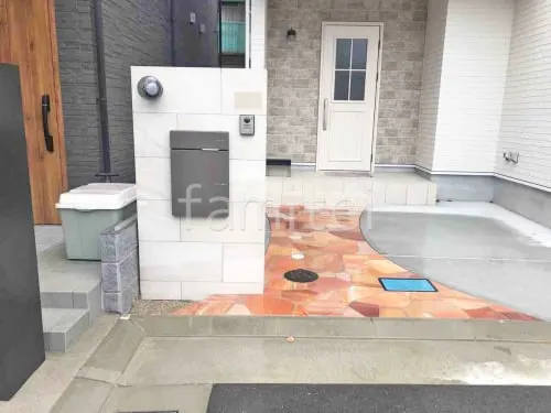 新築シンプル オープン外構