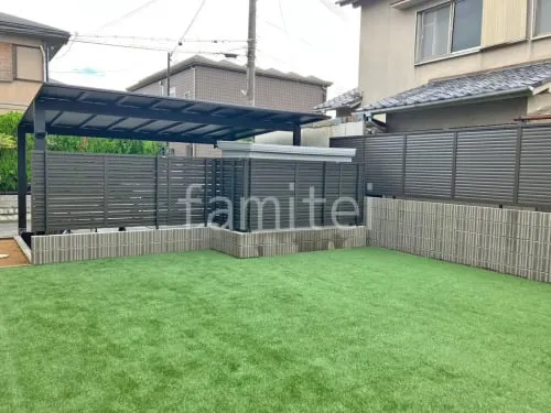 人工芝 防草シート加工 マツモト 人工芝 30mm 