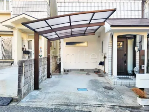 カーポート１台 （単棟） YKKAP アリュース アール屋根