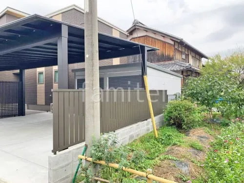 アルミ形材 フェンス LIXIL AB TS2型 縦スリット2 目隠し