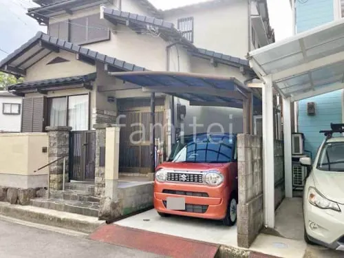 カーポート１台 （単棟） YKKAP アリュース アール屋根