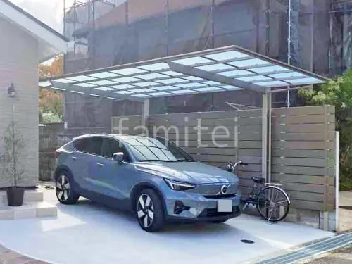 カーポート１台 （単棟） LIXIL フーゴF フラット屋根