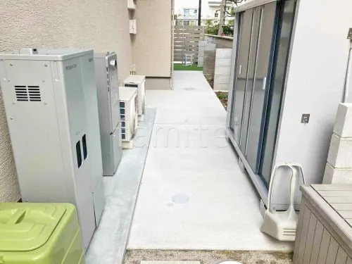 犬走り 土間コンクリート