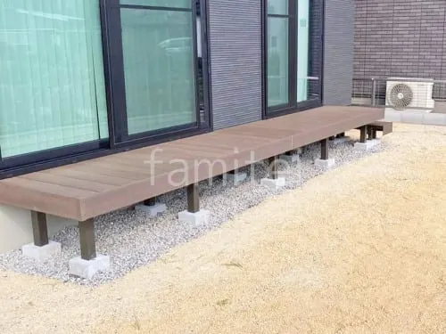 人工木デッキ  LIXIL 人工木 樹ら楽ステージ 