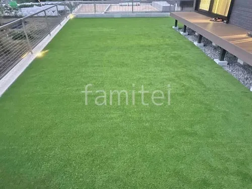 人工芝 防草シート加工 ヨシミツ毛織 リアル人工芝 35mm 